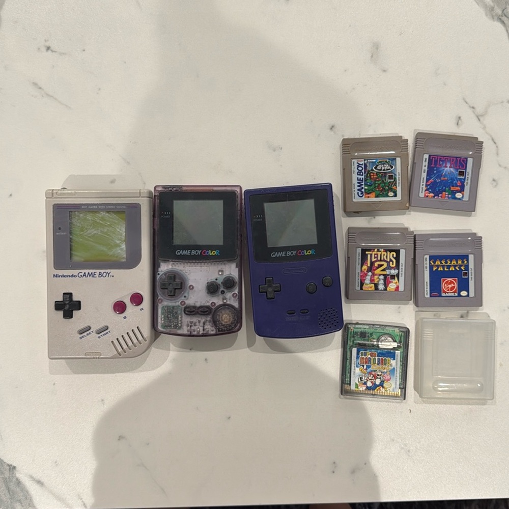 Original Nintendo Gameboy and Gameboy Color and games